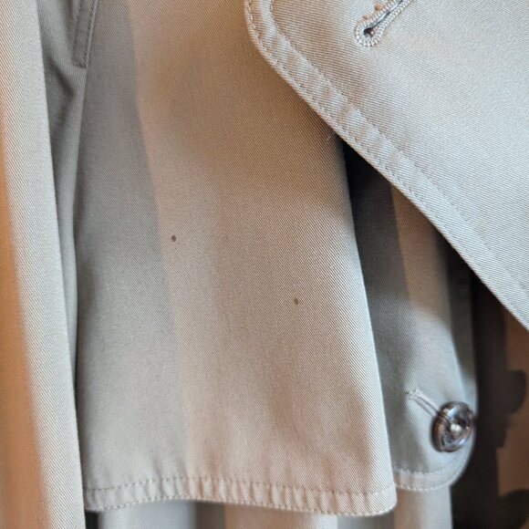 Vintage Harry Rosen Sedgwick Classic Mens Trench Coat – Size 44 Large / XL - Picture 7 of 11